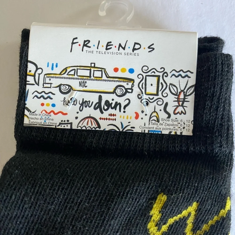 FRIENDS crew socks, pack of two pair